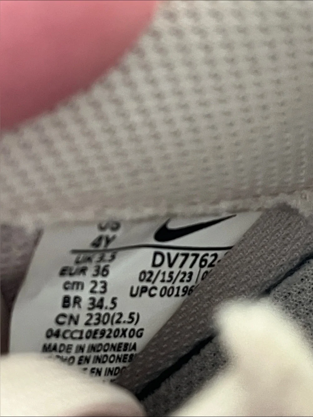 Nike Kids Mint Green and Light Pink Low-Top Sneakers